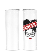 Cancer Glitter Tumbler tile