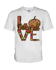 Fall Love V-Neck T-Shirt tile