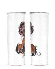 Coffee and break Glitter Tumbler tile