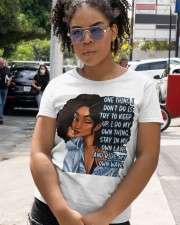 One thing I don't do is try to keep up. I do my own thing Classic T-Shirt apparel-classic-tshirt-lifestyle-front-236