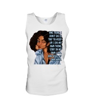 One thing I don't do is try to keep up. I do my own thing Unisex Tank tile