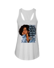 One thing I don't do is try to keep up. I do my own thing Ladies Flowy Tank tile