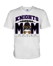 Knights in purple V-Neck T-Shirt tile