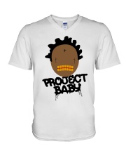 Project baby V-Neck T-Shirt tile