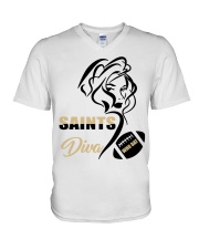 Saints Diva V-Neck T-Shirt tile
