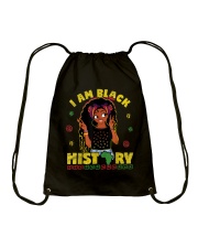 I am Black History Drawstring Bag tile