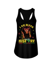 I am Black History Ladies Flowy Tank tile
