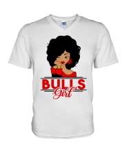 Bulls Girl V-Neck T-Shirt tile