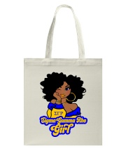 Sigma Gamma Rho Girl Tote Bag tile