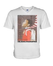 Black Lives Matter Young Man V-Neck T-Shirt tile