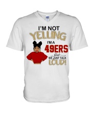 49ers V-Neck T-Shirt tile