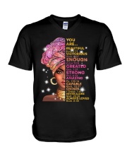 You are beautiful victorious V-Neck T-Shirt tile