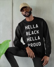 Hella Black Hella Proud Crewneck Sweatshirt apparel-crewneck-sweatshirt-lifestyle-front-08