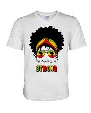 My History Is Strong 1 V-Neck T-Shirt tile