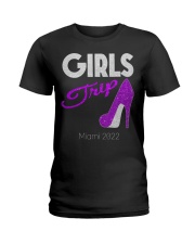 Girls Trip Purple Heels Ladies T-Shirt tile
