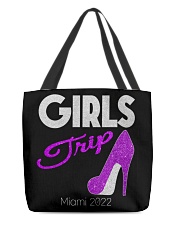 Girls Trip Purple Heels All-Over Tote tile
