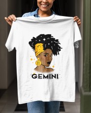 Black girl Zodiac Sign Gemini Classic T-Shirt apparel-classic-tshirt-lifestyle-front-129
