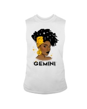 Black girl Zodiac Sign Gemini Sleeveless Tee tile