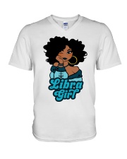 Libra V-Neck T-Shirt tile