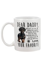 Dachshund Dad Mug back