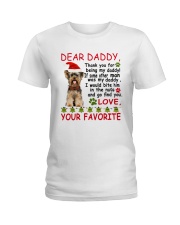 Yorkie DAD Ladies T-Shirt thumbnail