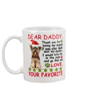Yorkie DAD Mug back