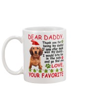 Dachshund Dad Mug back