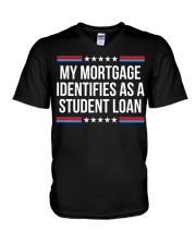 MORTGAGE V-Neck T-Shirt tile