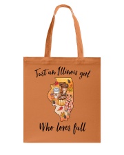 Girl Illinois Love Fall Tote Bag tile