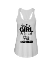 just a girl in love with her beer Ladies Flowy Tank thumbnail