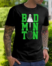 Badminton Rackets Green Classic T-Shirt lifestyle-mens-crewneck-front-7
