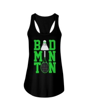 Badminton Rackets Green Ladies Flowy Tank thumbnail