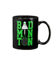 Badminton Rackets Green Mug thumbnail