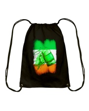 St Patrick Flag - Beer Splash IE Drawstring Bag tile