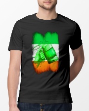 St Patrick Flag - Beer Splash IE Classic T-Shirt lifestyle-mens-crewneck-front-13