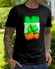 St Patrick Flag - Beer Splash IE Classic T-Shirt lifestyle-mens-crewneck-front-7