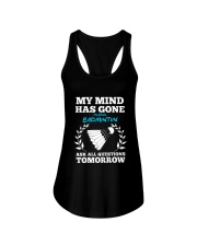 My Mind Has Gone Playing Badminton Ladies Flowy Tank thumbnail