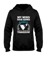 My Mind Has Gone Playing Badminton Hooded Sweatshirt thumbnail