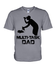 Multi-Task Dad V-Neck T-Shirt tile
