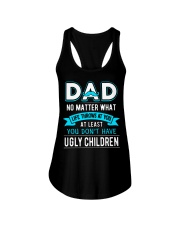 Dad No Matter What Life Throws At You Ladies Flowy Tank tile