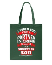 My Smartass Son Tote Bag tile