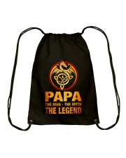 Papa The Man The Myth The Legend Drawstring Bag tile