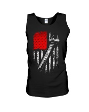 Mechanic American Flag Unisex Tank tile