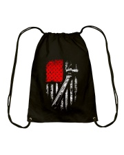 Mechanic American Flag Drawstring Bag tile