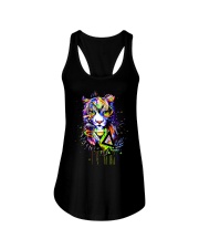 Tiger Graffiti Ver 5 Ladies Flowy Tank tile