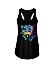 Tiger Graffiti Ver 6 Ladies Flowy Tank tile