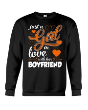 Just A Girl In Love With Her Boyfriend Crewneck Sweatshirt tile