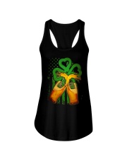 St Patrick- Beer Splash Ladies Flowy Tank tile
