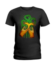 St Patrick- Beer Splash Ladies T-Shirt tile