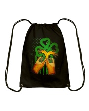 St Patrick- Beer Splash Drawstring Bag tile
